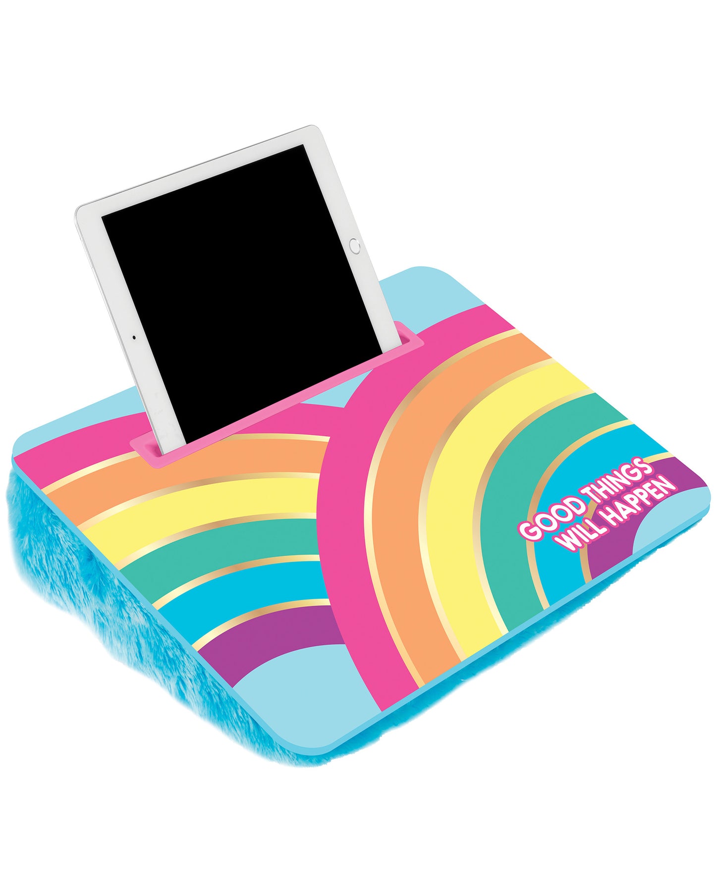 Three Cheers For Girls Rainbow Bright Portable Lap Desk - Colorful Design