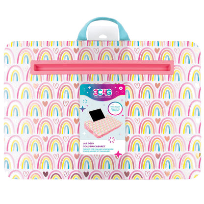 Three Cheers For Girls Rainbow Adventure Fun Portable Lap Desk