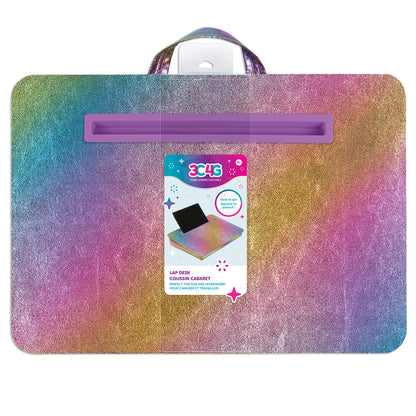 Three Cheers for Girls Cosmic Rainbow Portable Lap Desk - Colorful Design