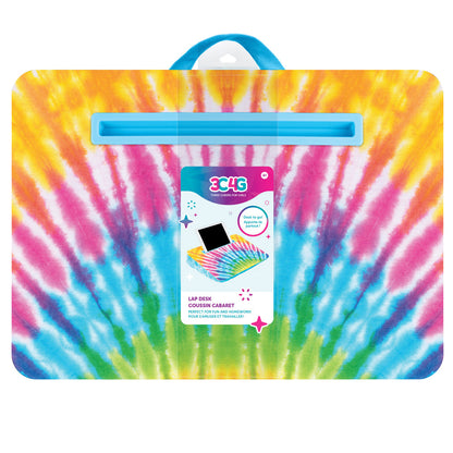 Three Cheers For Girls Colorful Tie Dye Lap Desk - Portable Workspace