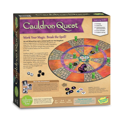 Cauldron Quest Cooperative Strategy Board Game by Peaceable Kingdom