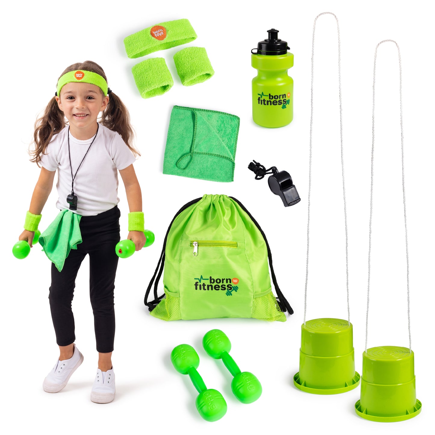 Bintiva My First Fitness Set for Toddlers - Indoor/Outdoor Gym Kit