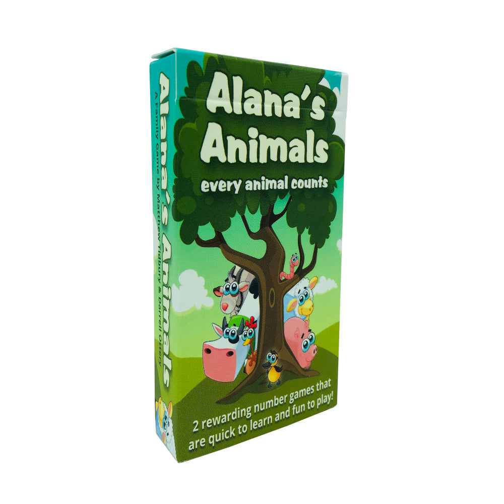 Alana's Animals Educational Card Game for Early Math Learning