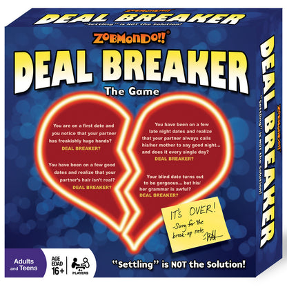 Deal Breaker Party Card Game by Zobmondo!!