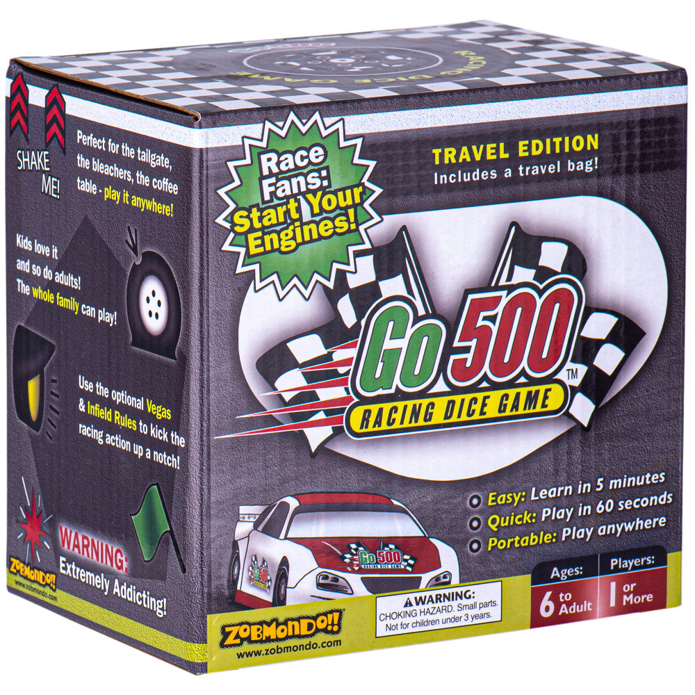 Zobmondo!! Go500 Car Racing Dice Game