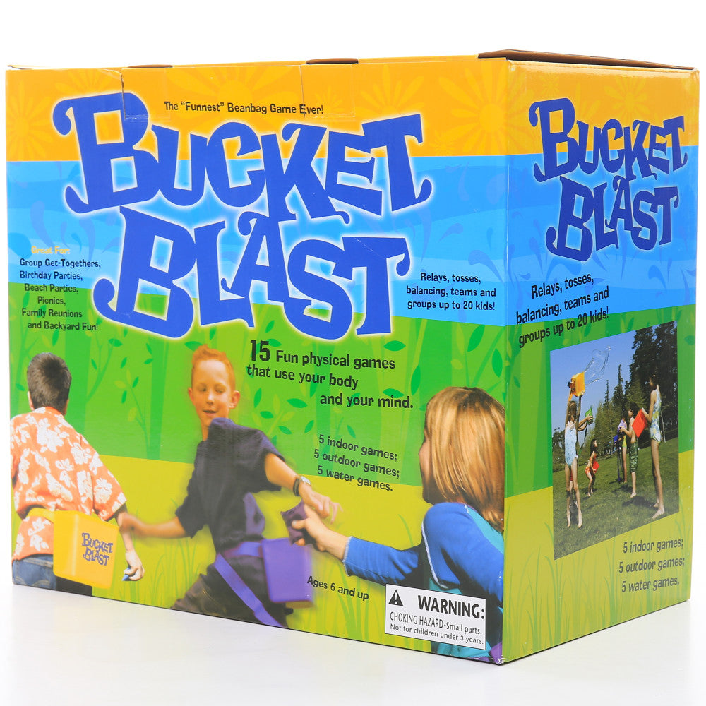 Zobmondo!! Bucket Blast Multi-Game Set for Indoor, Outdoor & Water Play