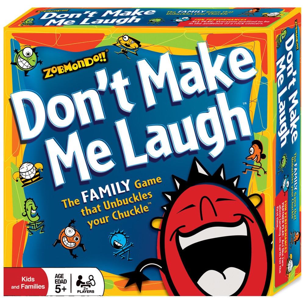 Don't Make Me Laugh! Family Improv Game by Zobmondo!!