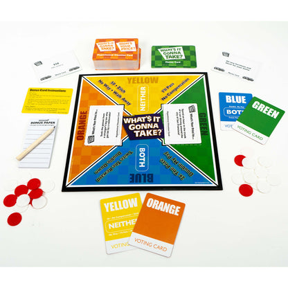 What's It Gonna Take Party Board Game by Zobmondo!! - Social Question Game for Teens and Adults