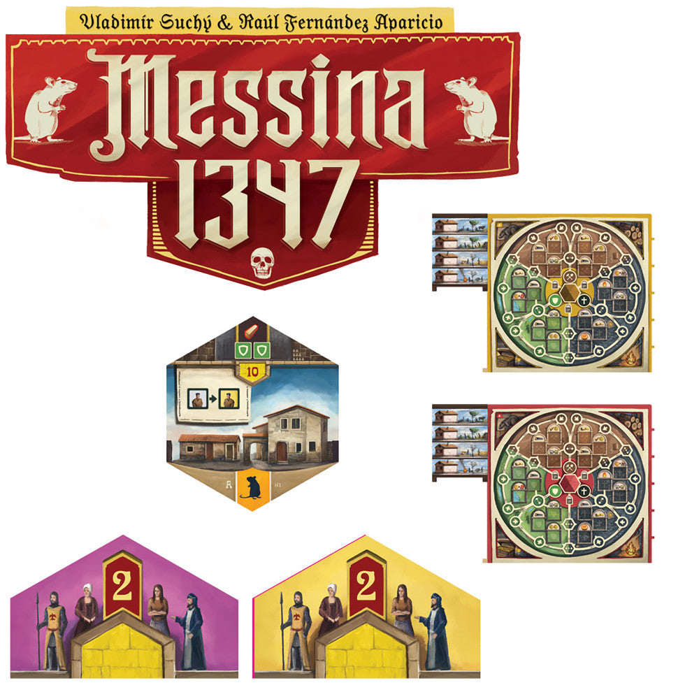 Messina 1347 Historical Strategy Board Game