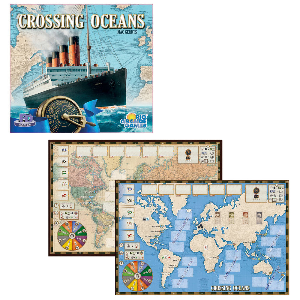 Crossing Oceans Strategic Economic Board Game