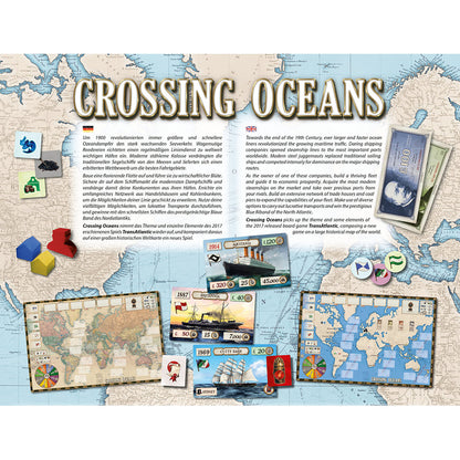 Crossing Oceans Strategic Economic Board Game