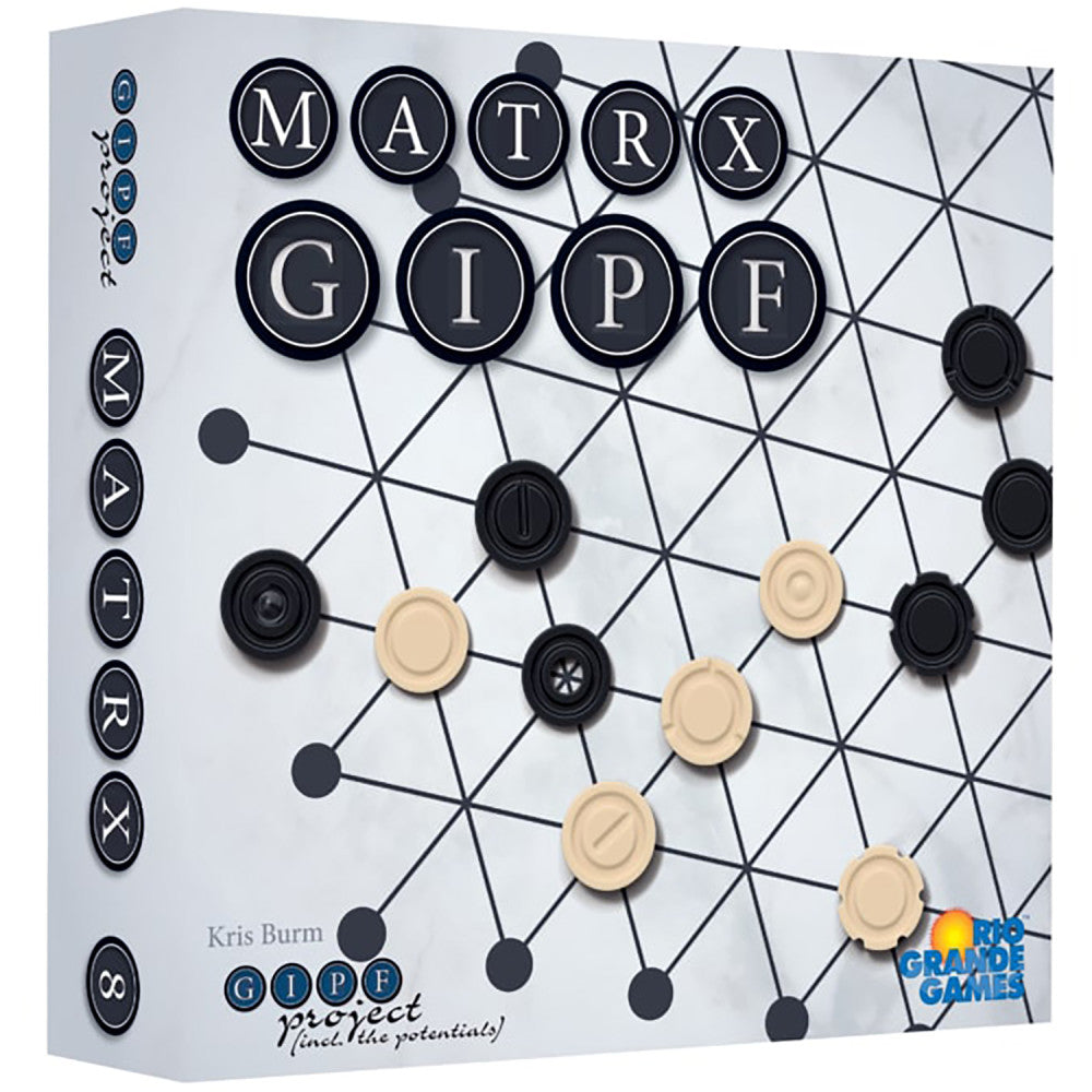 Rio Grande Games: Matrx Gipf - Piece Moving Strategy Board Game, Ages 14+, 2 Players