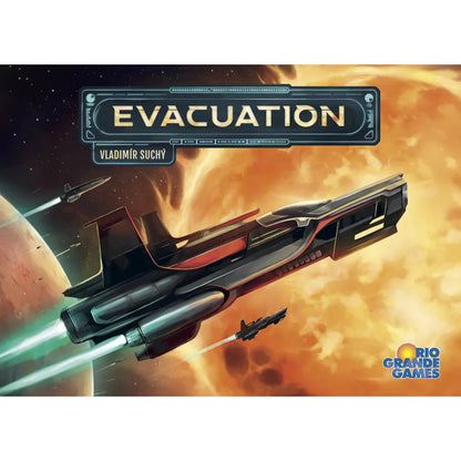 Evacuation Strategy Board Game by Rio Grande Games, Ages 14+, 1-4 Players