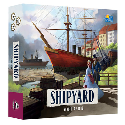 Rio Grande Games Shipyard 2nd Edition - Maritime Strategy Board Game for Ages 14+