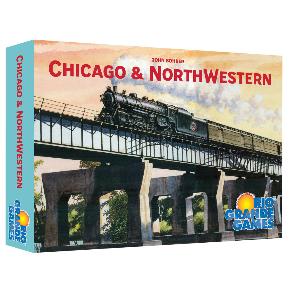 Chicago & NorthWestern Strategic Train Board Game by Rio Grande Games, Age 14+