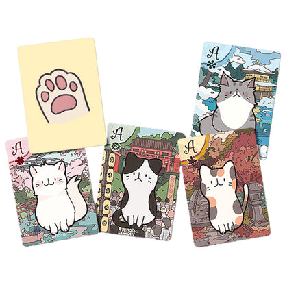 Sunrise Tornado: Playing Cats: Cat Sudoku Paws - Standard Playing Card Deck