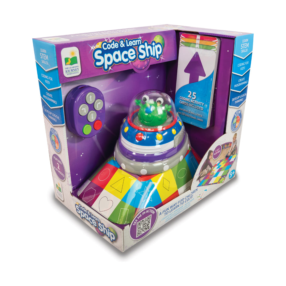 The Learning Journey Code & Learn Space Ship - Interactive Coding Toy