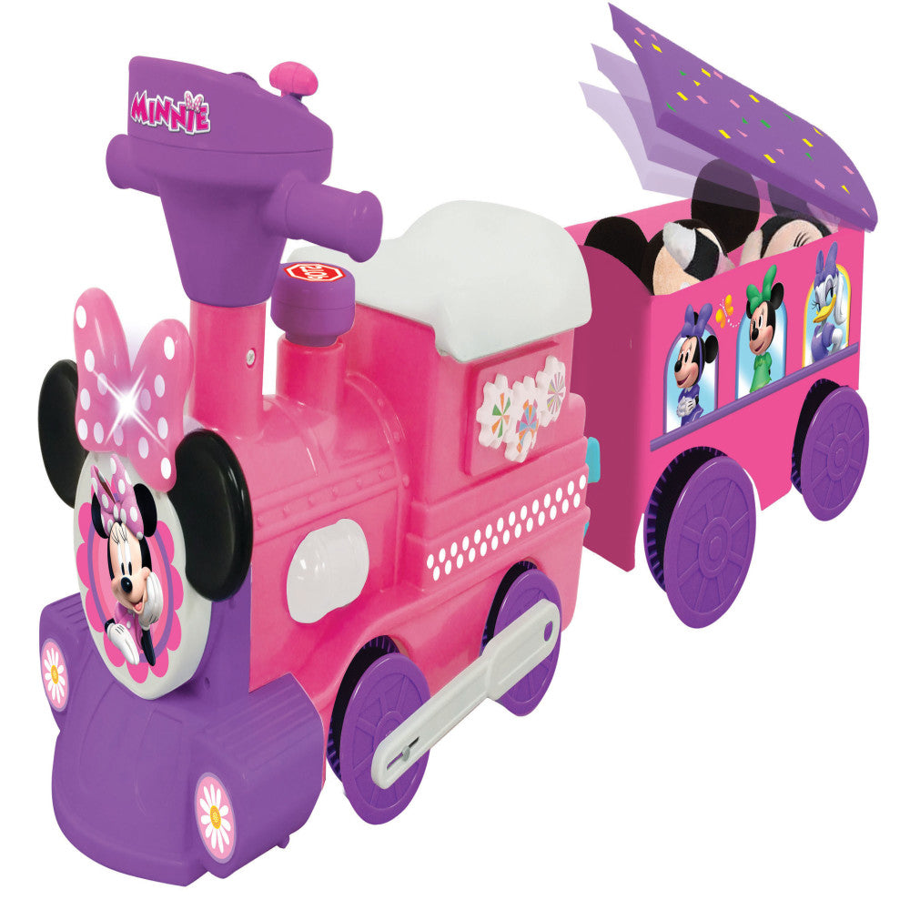 Kiddieland - Disney Minnie Mouse Ride-On Motorized Train with Track