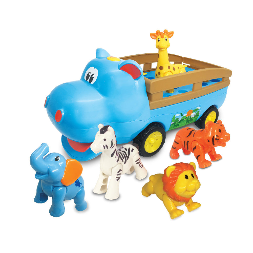 Kiddieland Happy Hippo N' Friends Interactive Toy Vehicle