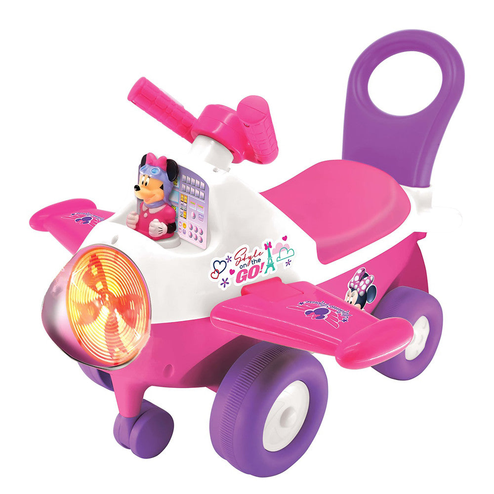 Kiddieland Disney Minnie Mouse Animated Activity Plane - Colorful Lights & Sounds