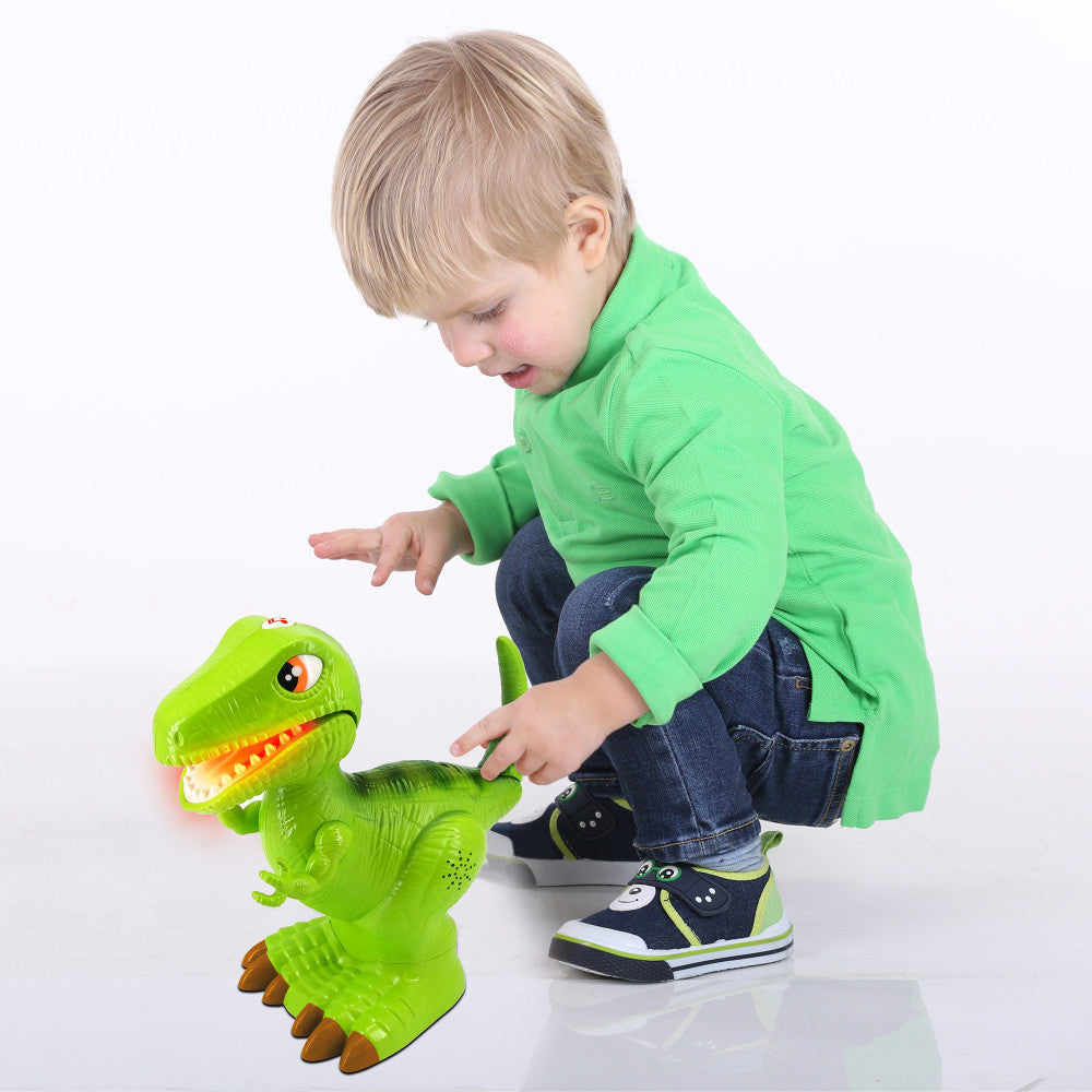 Kiddieland: Light N' Sound: Roar N' Go - T-Rex - Dinosaur Action Figure Toy