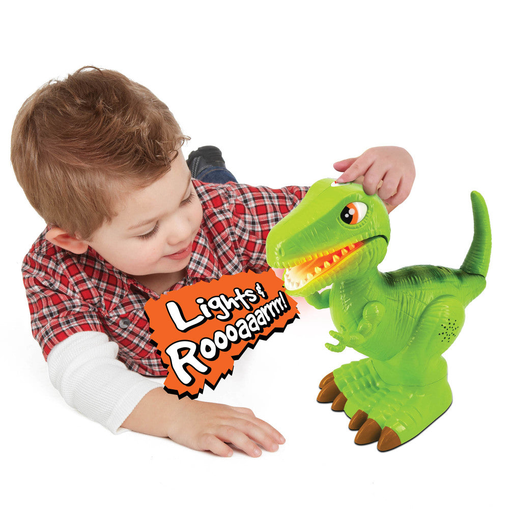 Kiddieland: Light N' Sound: Roar N' Go - T-Rex - Dinosaur Action Figure Toy