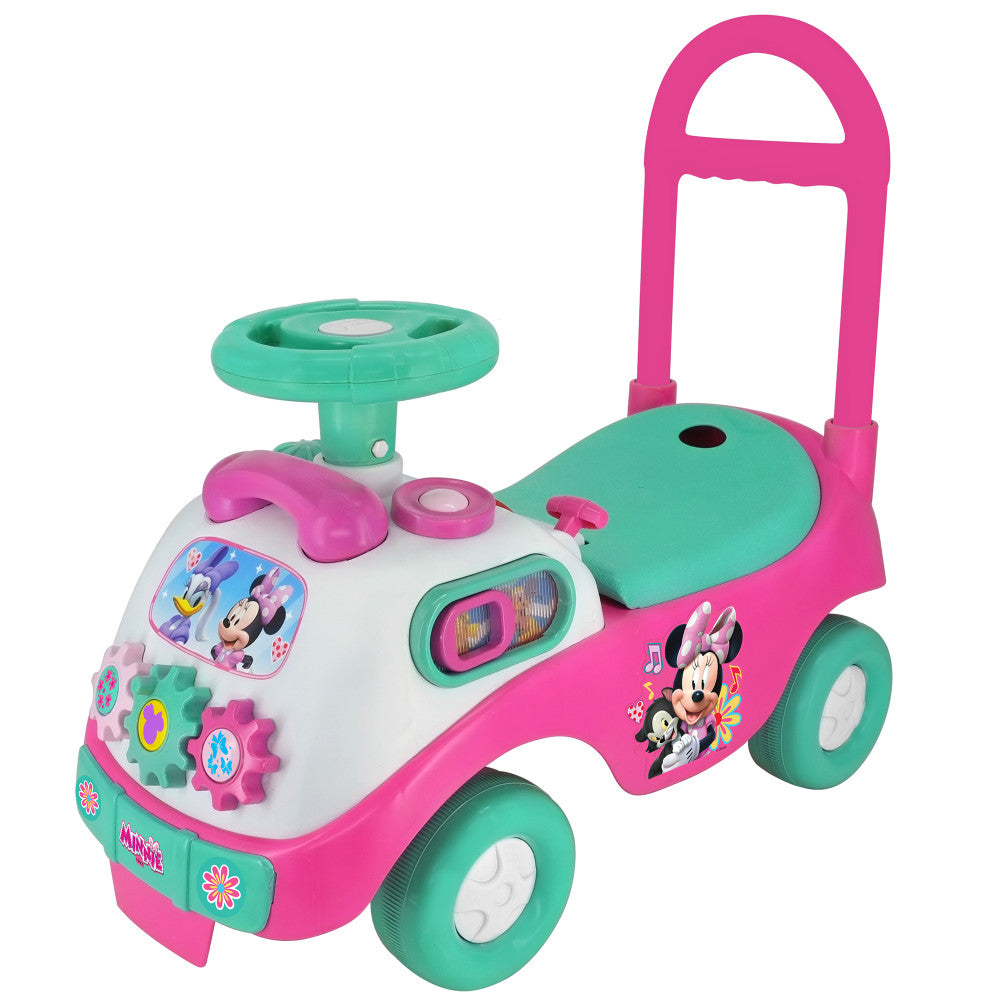 Kiddieland - My First Activity Ride-On - Minnie Gears - Disney Foot To Floor Vehicle