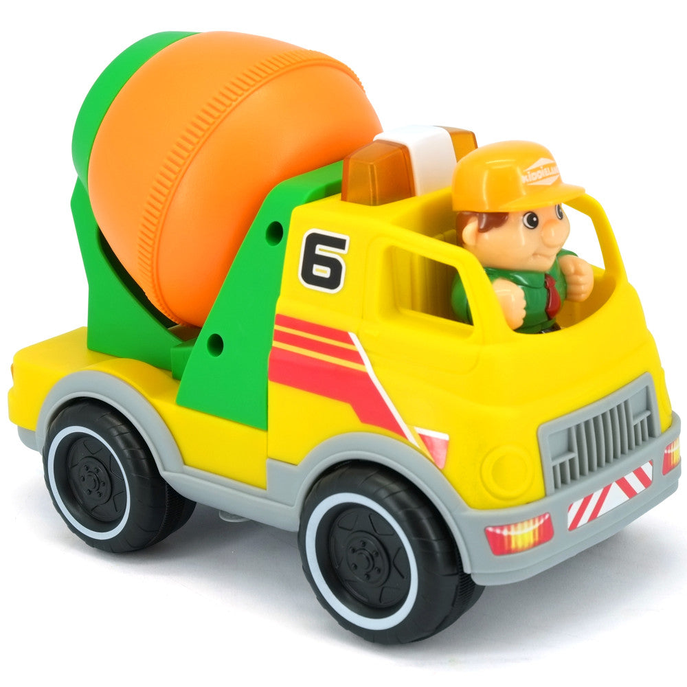 Kiddieland: Light & Sound: Cement Mixer - Motorized Construction Toy Vehicle