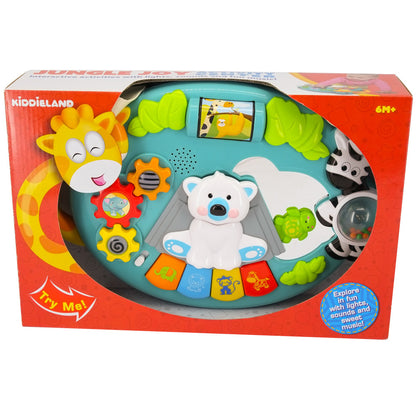 Kiddieland: Activity Center: Jungle Joy - Music & Animal Themed Interactive Toy