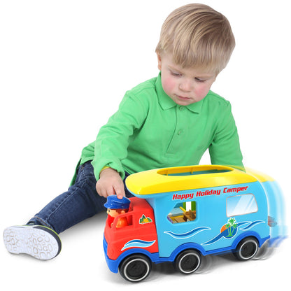 Kiddieland: Light & Sound: Activity Happy Camper - Motorized Toy Vehicle