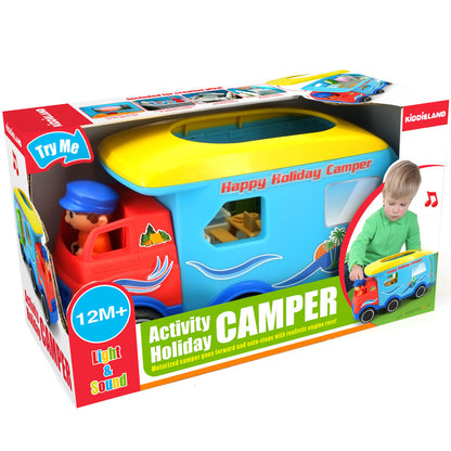 Kiddieland: Light & Sound: Activity Happy Camper - Motorized Toy Vehicle