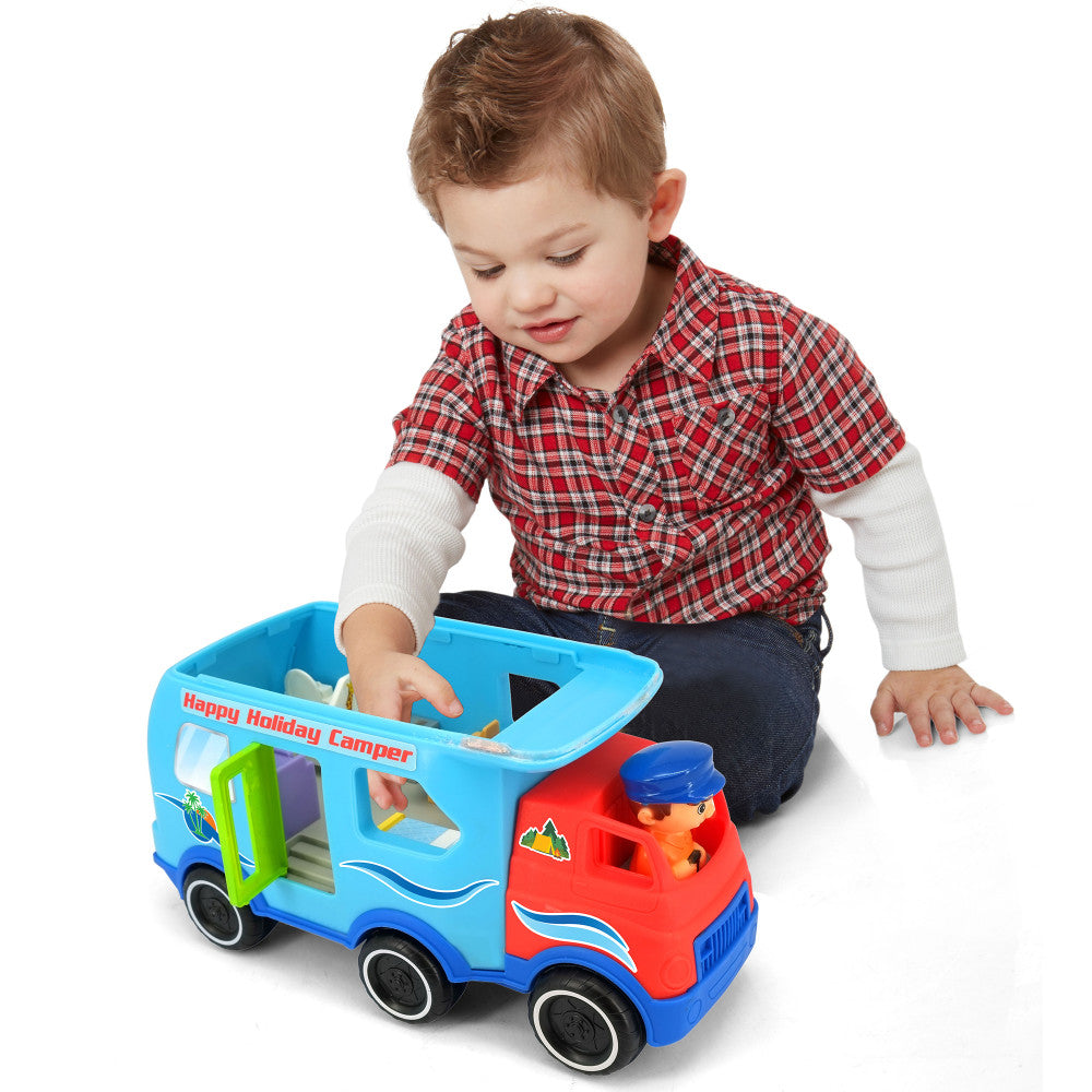 Kiddieland: Light & Sound: Activity Happy Camper - Motorized Toy Vehicle