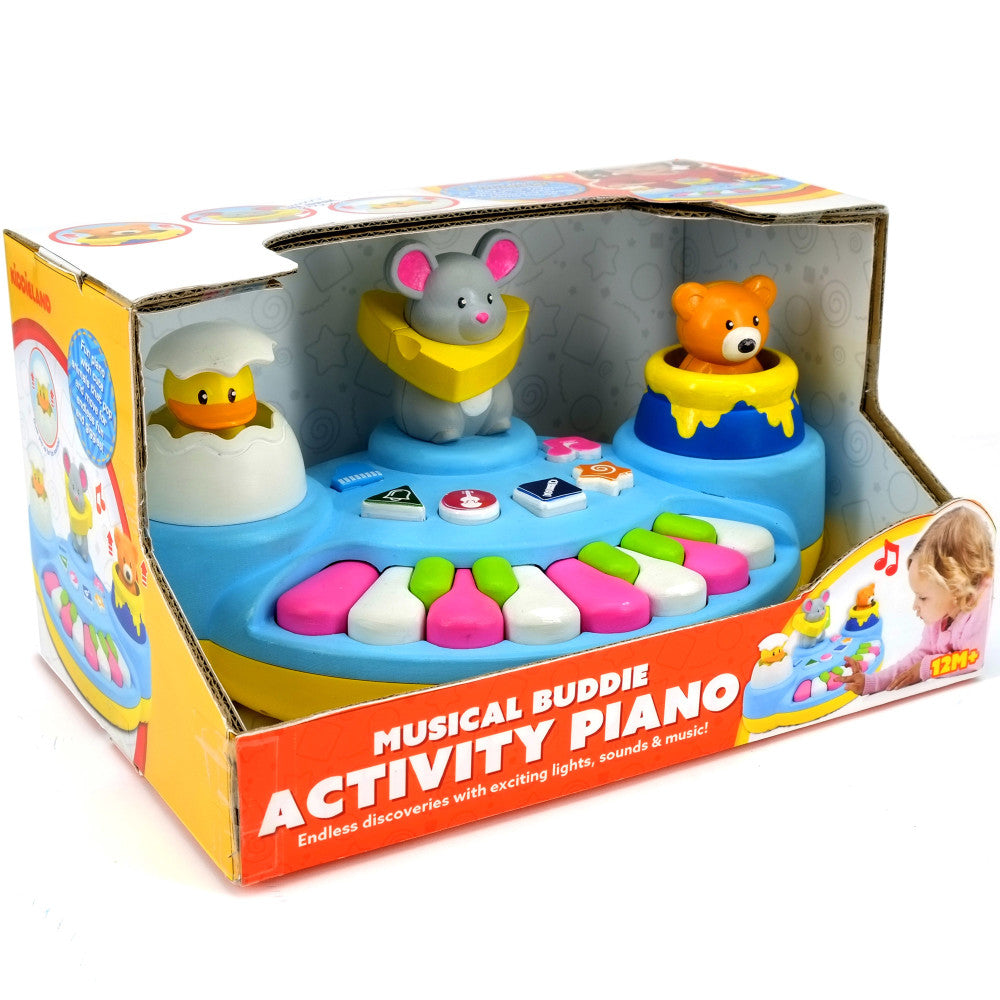 Kiddieland: Activity Piano: Musical Buddies - Interactive Sounds Toy