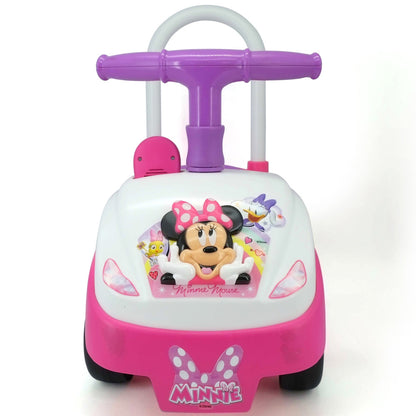 Kiddieland - Minnie Mouse Foldable Handle Ride-On - Disney Foot To Floor Vehicle