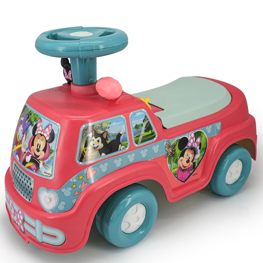 Kiddieland - My First Minnie Camper - Interactive Ride-On with Lights and Sounds