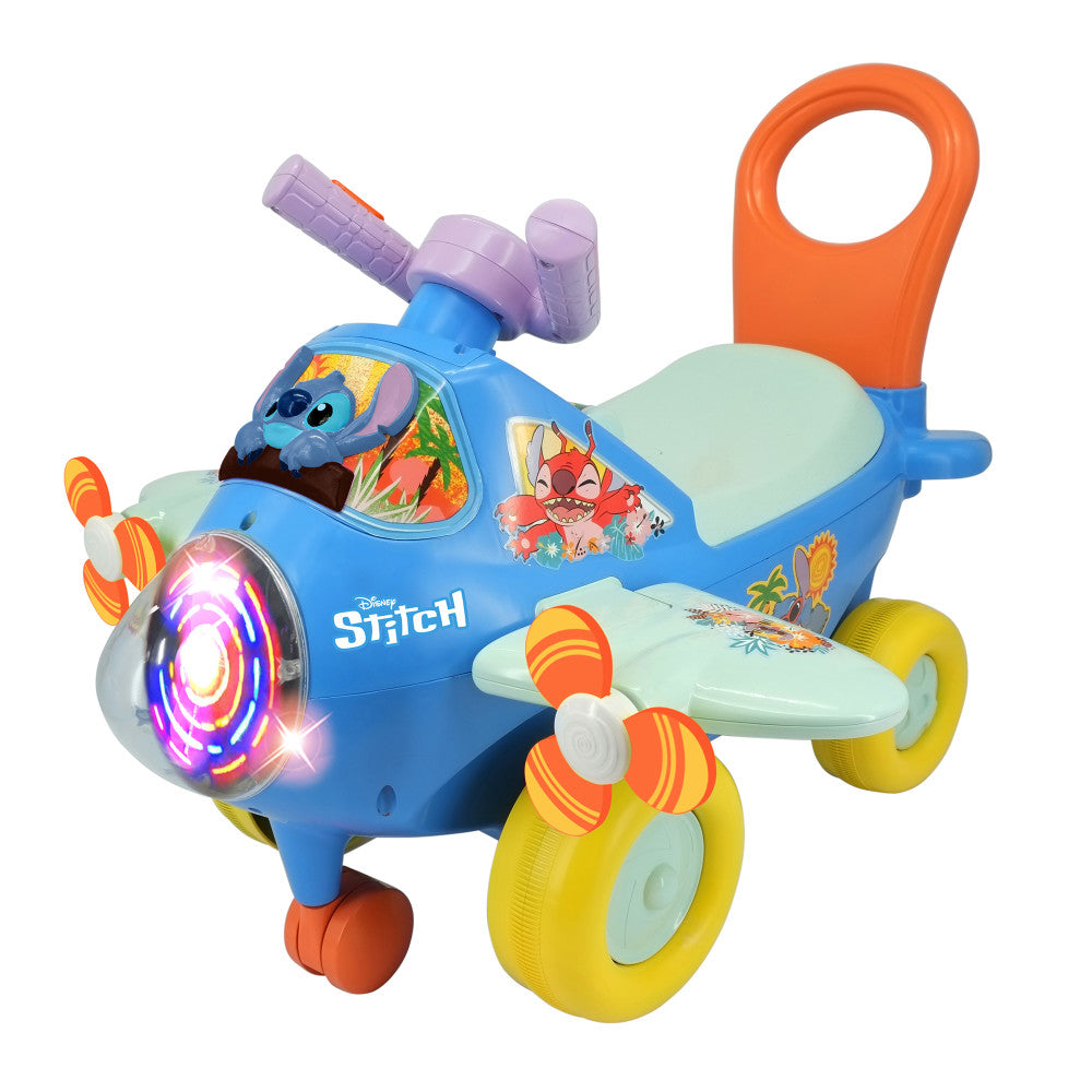 Kiddieland: Activity Plane: Stitch - Disney Light & Sound Foot-To-Floor Vehicle