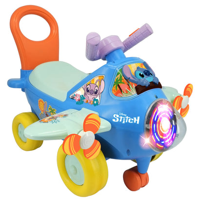 Kiddieland: Activity Plane: Stitch - Disney Light & Sound Foot-To-Floor Vehicle