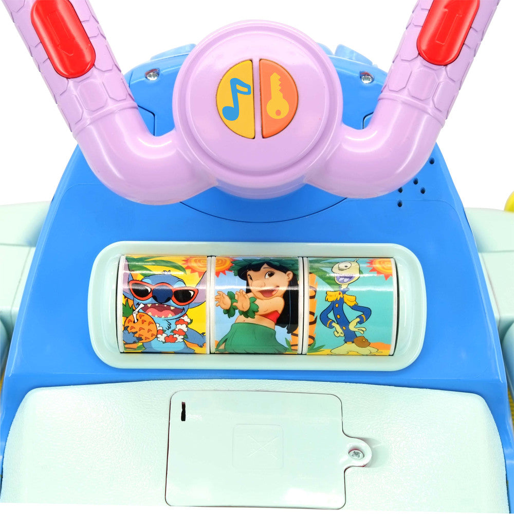 Kiddieland: Activity Plane: Stitch - Disney Light & Sound Foot-To-Floor Vehicle