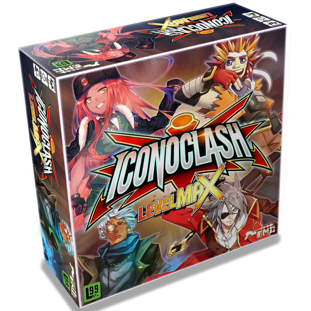 Strange Machine Games: Iconoclash: Level Max - Tactical Skirmish Board Game, Ages 12+, 2-4 Players