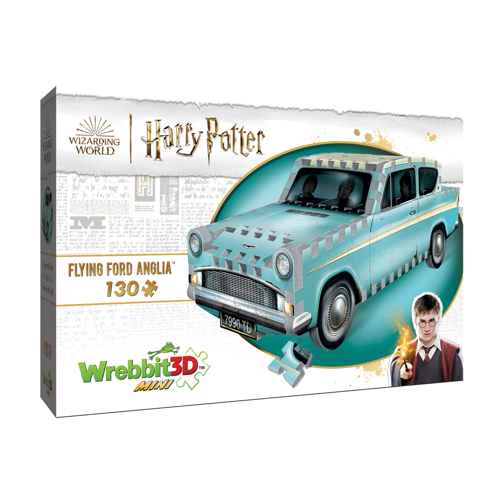 Wrebbit Harry Potter Flying Ford Anglia 3D Puzzle - 130 pc