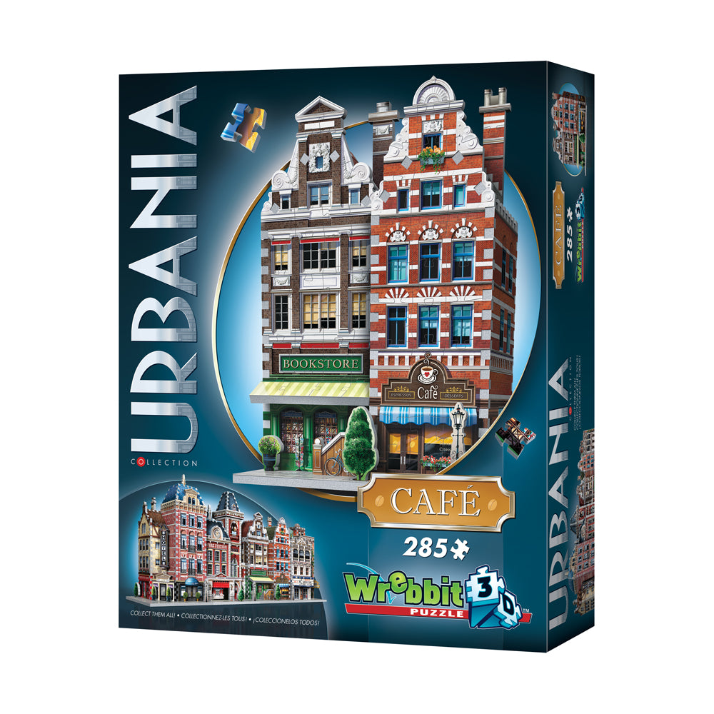 Wrebbit Urbania Collection Cafe 3D Puzzle - 285 pcs