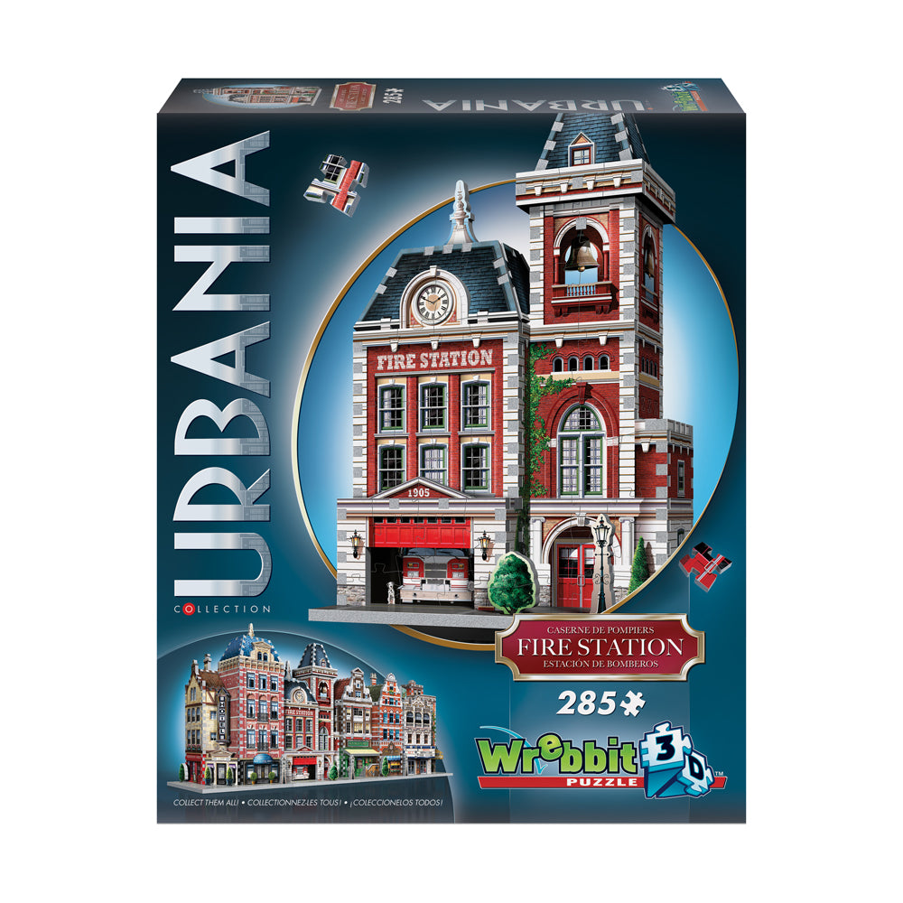 Wrebbit Urbania Collection Fire Station 3D Puzzle - 285 Pieces