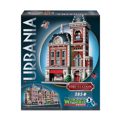 Wrebbit Urbania Collection Fire Station 3D Puzzle - 285 Pieces