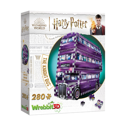 Wrebbit Harry Potter The Knight Bus 3D Puzzle - 280 pc