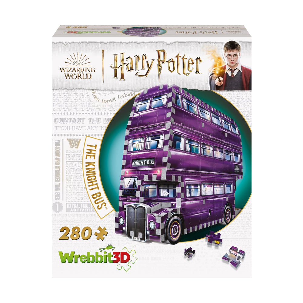 Wrebbit Harry Potter The Knight Bus 3D Puzzle - 280 pc