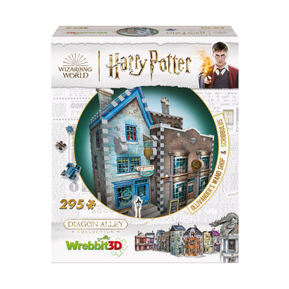 Harry Potter Diagon Alley Collection - Ollivander's & Scribbulus 3D Puzzle, 295 Pieces