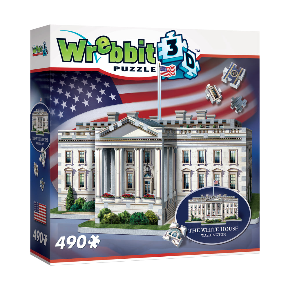 Wrebbit The White House 3D Foam Puzzle - 490 pc