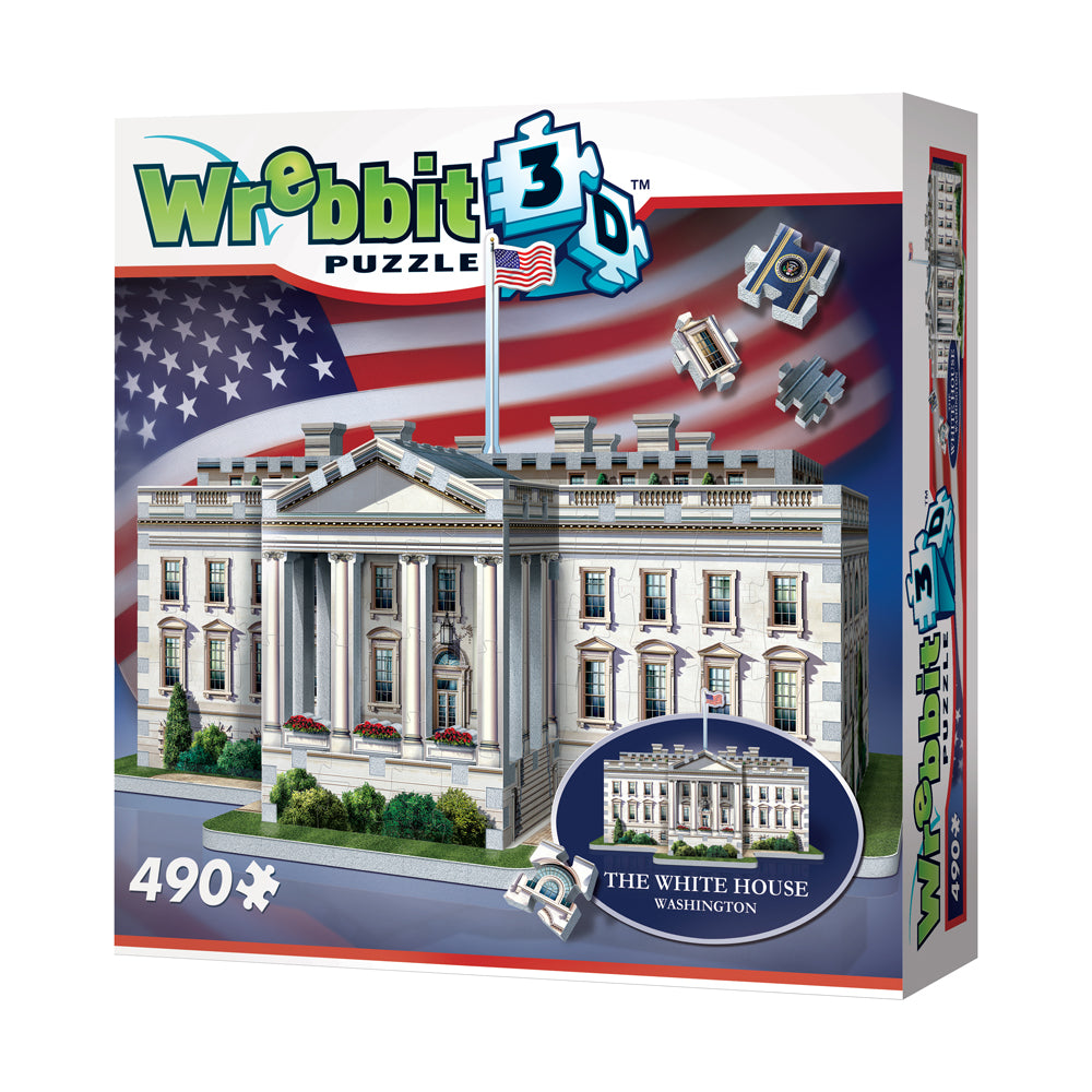 Wrebbit The White House 3D Foam Puzzle - 490 pc