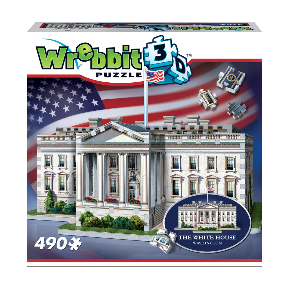 Wrebbit The White House 3D Foam Puzzle - 490 pc