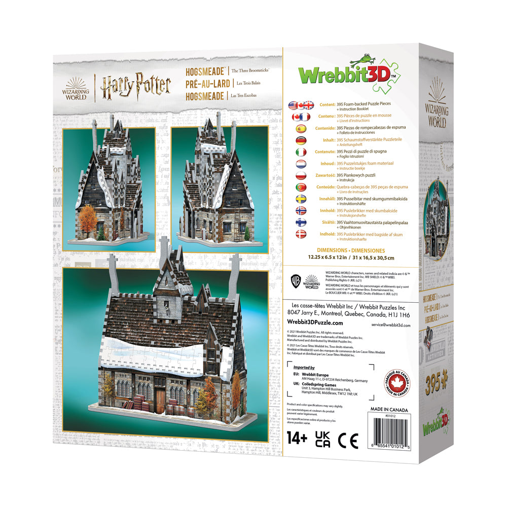 Wrebbit Harry Potter Hogsmeade The Three Broomsticks 3D Puzzle - 395 Pieces